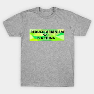 Reducetarian for sustainable living, zero waste, against climate change T-Shirt